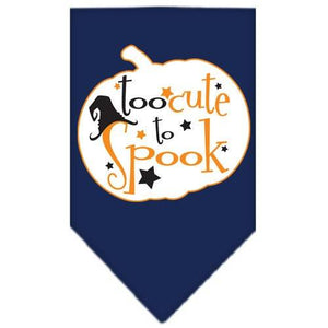 Halloween Pet and Dog Bandana Screen Printed, "Too Cute To Spook" — view 6