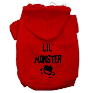Halloween Pet Hoodie Screen Printed, "Lil Monster" — view 6