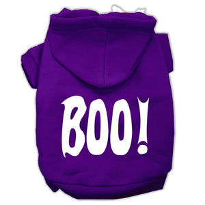 Halloween Pet Hoodie Screen Printed, "Boo" — view 9
