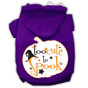 Halloween Pet Hoodie "Too Cute To Spook" — view 6