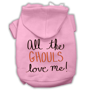 Halloween Pet Hoodie "All The Ghouls Love Me" — view 9