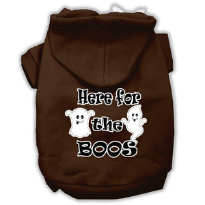 Halloween Pet Hoodie "Here For The Boos" — view 1
