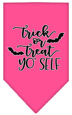 Halloween Pet and Dog Bandana Screen Printed, "Trick Or Treat Yo' Self" — view 9