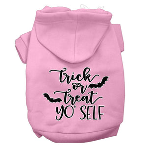 Halloween Pet Hoodie Screen Printed, "Trick Or Treat Yo' Self" — view 8