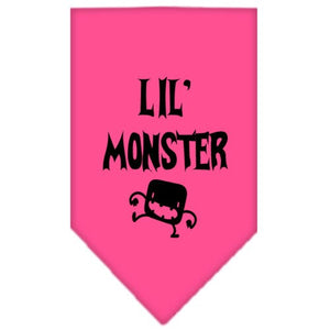 Halloween Pet and Dog Bandana Screen Printed, "Lil Monster" — view 6