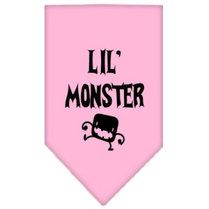Halloween Pet and Dog Bandana Screen Printed, "Lil Monster" — view 9