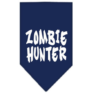 Halloween Pet and Dog Bandana Screen Printed, "Zombie Hunter" — view 2
