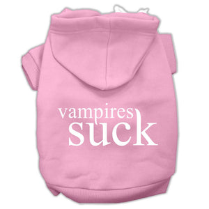 Halloween Pet Hoodie Screen Printed, "Vampires Suck" — view 8
