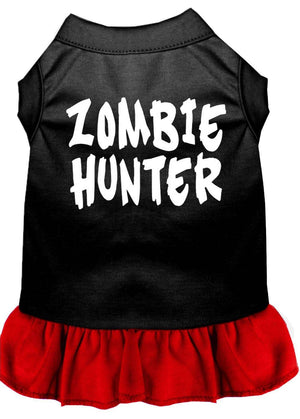 Halloween Pet Dog & Cat Dress Screen Printed, "Zombie Hunter" — view 9