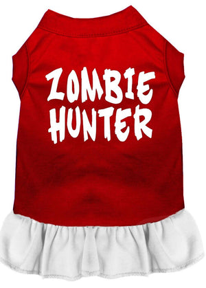 Halloween Pet Dog & Cat Dress Screen Printed, "Zombie Hunter" — view 5
