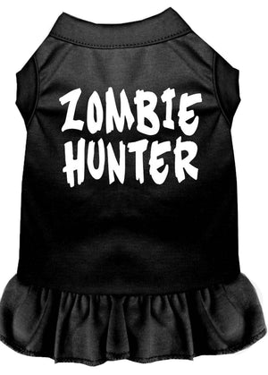 Halloween Pet Dog & Cat Dress Screen Printed, "Zombie Hunter" — view 6