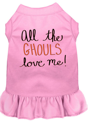 Halloween Pet Dress "All The Ghouls Love Me" — view 2