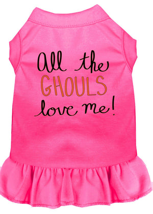 Halloween Pet Dress "All The Ghouls Love Me" — view 8