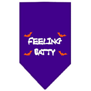 Halloween Pet and Dog Bandana Screen Printed, "Feeling Batty" — view 6
