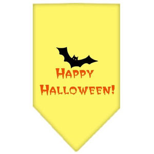 Halloween Pet and Dog Bandana Screen Printed, "Happy Halloween" — view 6