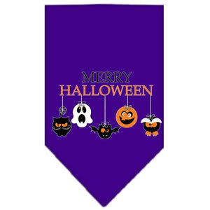 Halloween Pet and Dog Bandana Screen Printed, "Merry Halloween" — view 7