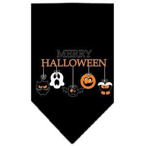 Halloween Pet and Dog Bandana Screen Printed, "Merry Halloween" — view 8