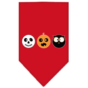 Halloween Pet and Dog Bandana Screen Printed, "The Spook Trio" — view 8