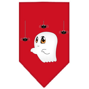 Halloween Pet and Dog Bandana Screen Printed, "Sammy the Ghost" — view 5