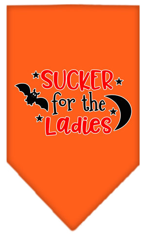 Halloween Pet and Dog Bandana Screen Printed, "Sucker For The Ladies" — view 9