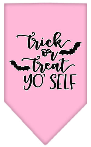 Halloween Pet and Dog Bandana Screen Printed, "Trick Or Treat Yo' Self" — view 8