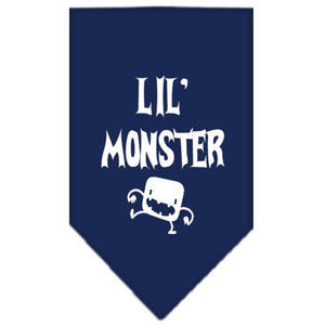 Halloween Pet and Dog Bandana Screen Printed, "Lil Monster" — view 8