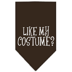 Halloween Pet and Dog Bandana Screen Printed, "Like My Costume?" — view 7