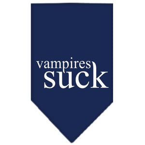 Halloween Pet and Dog Bandana Screen Printed, "Vampires Suck" — view 8