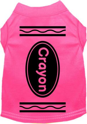 Halloween Pet Dog & Cat Shirt Screen Printed, "Crayon" — view 4
