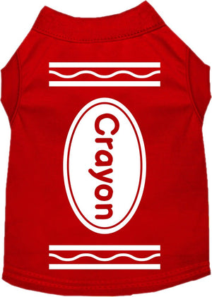 Halloween Pet Dog & Cat Shirt Screen Printed, "Crayon" — view 5