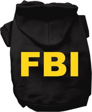 Halloween Pet Hoodie "FBI Costume" — view 3