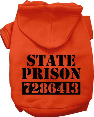 Halloween Pet Hoodie "Inmate Costume" — view 3