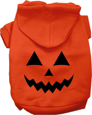 Halloween Pet Hoodie "His Pumpkin Face Costume" — view 1