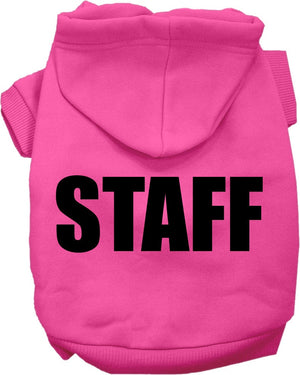 Halloween Pet Costume Hoodie Screen Printed, "Staff" — view 4