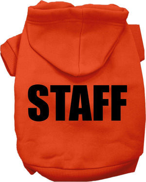 Halloween Pet Costume Hoodie Screen Printed, "Staff" — view 6