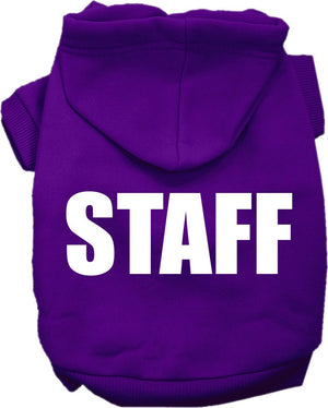Halloween Pet Costume Hoodie Screen Printed, "Staff" — view 7