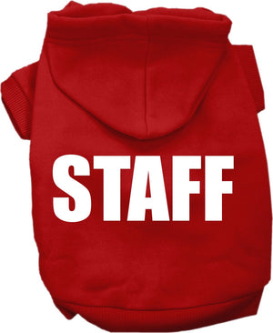 Halloween Pet Costume Hoodie Screen Printed, "Staff" — view 8