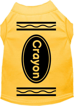 Halloween Pet Dog & Cat Shirt Screen Printed, "Crayon" — view 7