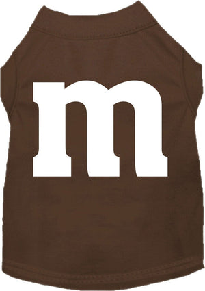 Halloween Pet Dog & Cat Shirt Screen Printed, "The M Costume" — view 2