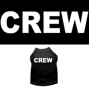Halloween Pet Dog & Cat Shirt Screen Printed, "Crew Costume" — view 1