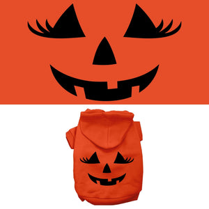 Halloween Pet Hoodie "Her Pumpkin Face Costume" — view 1