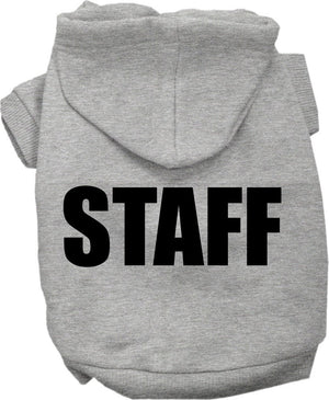 Halloween Pet Costume Hoodie Screen Printed, "Staff" — view 5
