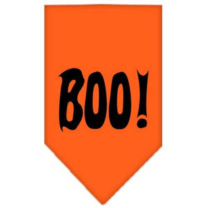 Halloween Pet and Dog Bandana, Screen Printed, "Boo" — view 1