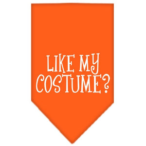 Halloween Pet and Dog Bandana Screen Printed, "Like My Costume?" — view 4