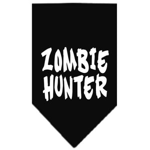 Halloween Pet and Dog Bandana Screen Printed, "Zombie Hunter" — view 3