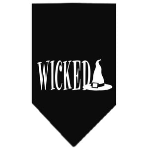 Halloween Pet and Dog Bandana Screen Printed, "Wicked" — view 1