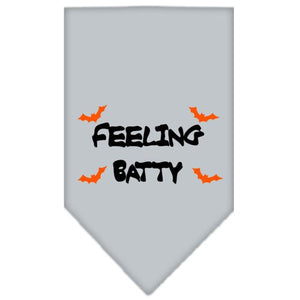 Halloween Pet and Dog Bandana Screen Printed, "Feeling Batty" — view 1