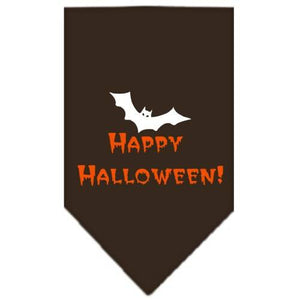 Halloween Pet and Dog Bandana Screen Printed, "Happy Halloween" — view 3