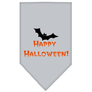 Halloween Pet and Dog Bandana Screen Printed, "Happy Halloween" — view 1