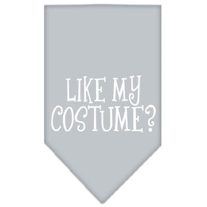 Halloween Pet and Dog Bandana Screen Printed, "Like My Costume?" — view 5